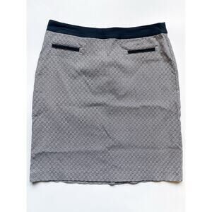 Women's Margaret M Patterned Pull On Patterned Pencil Skirt Size Large